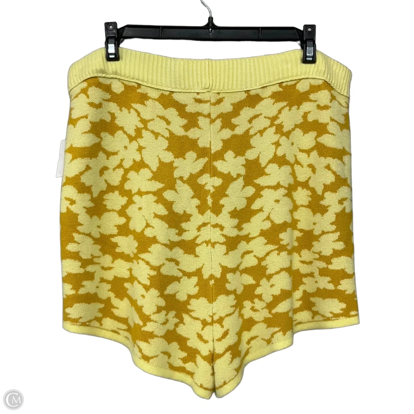 Shorts By Anthropologie In Yellow, Size: L
