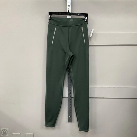 Athletic Leggings By Alo In Green, Size: Xxs