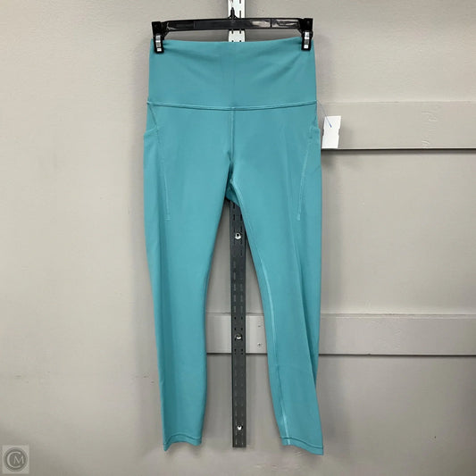 Athletic Leggings By Lululemon In Blue, Size: 6