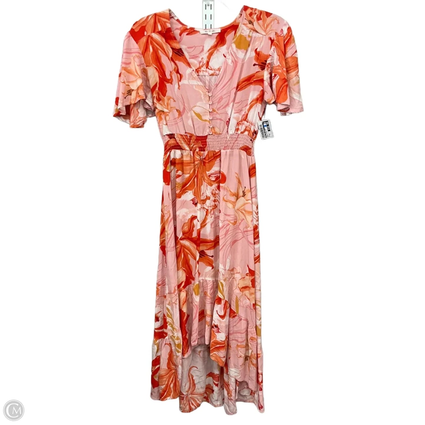 Dress Casual Maxi By Abel The Label In Orange & Pink, Size: Xs