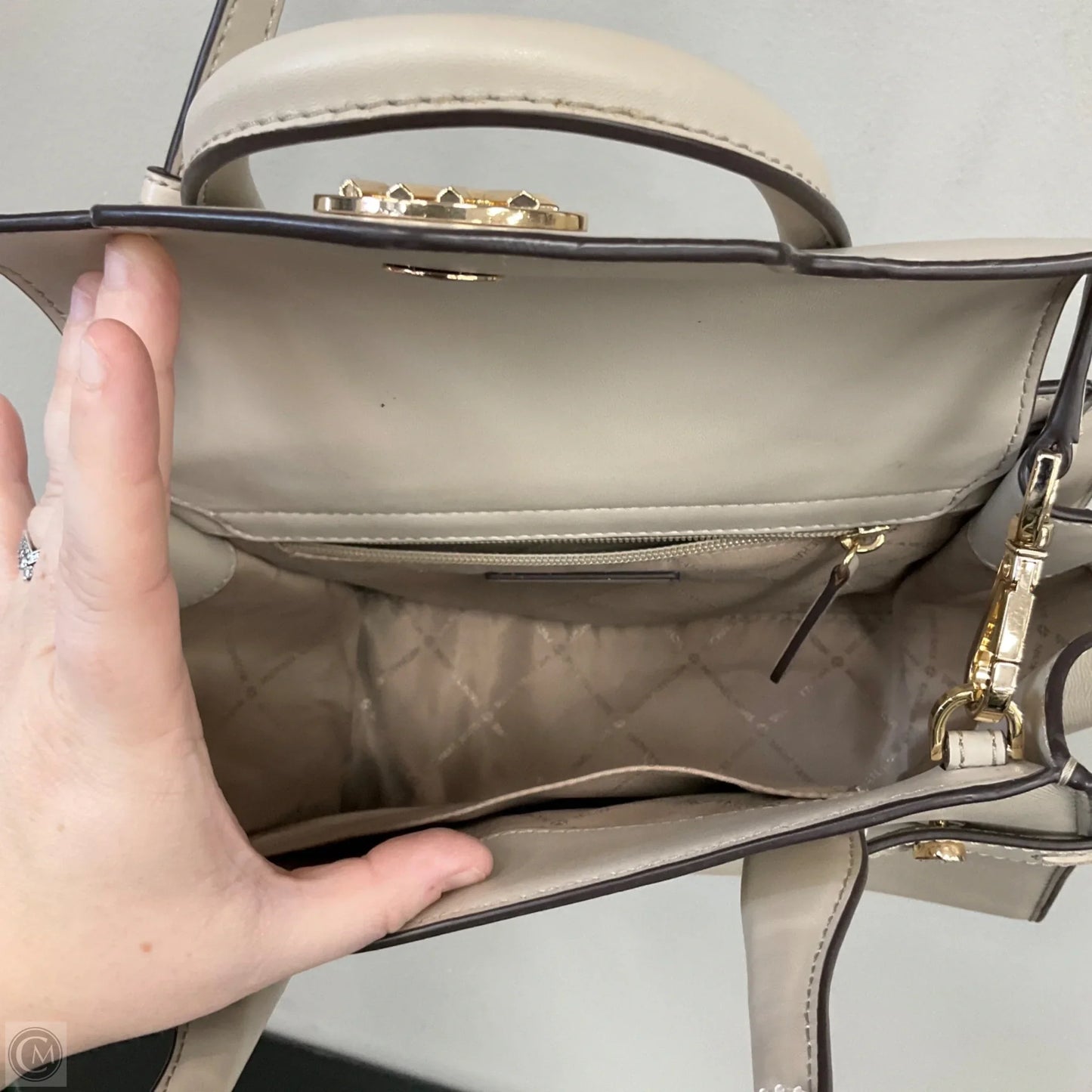 Crossbody Designer By Michael Kors, Size: Medium