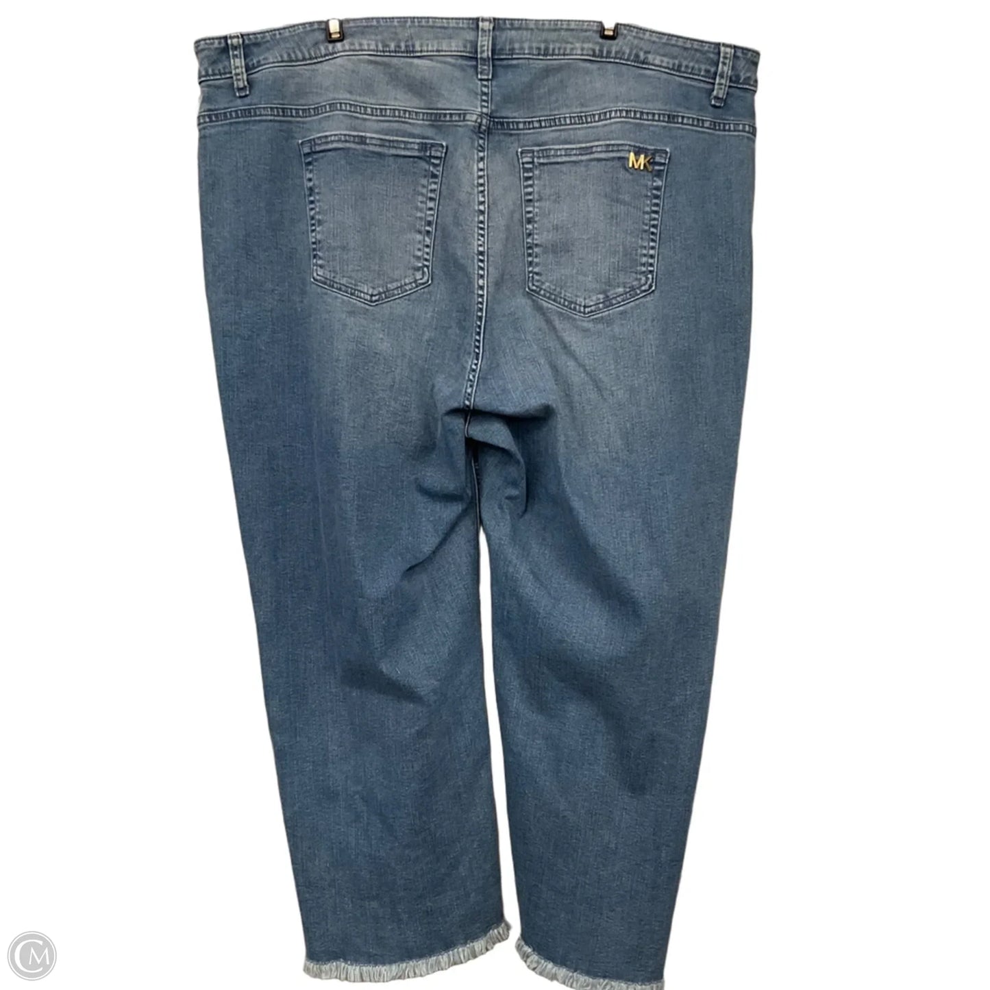 Jeans Wide Leg By Michael By Michael Kors In Blue Denim, Size: 20