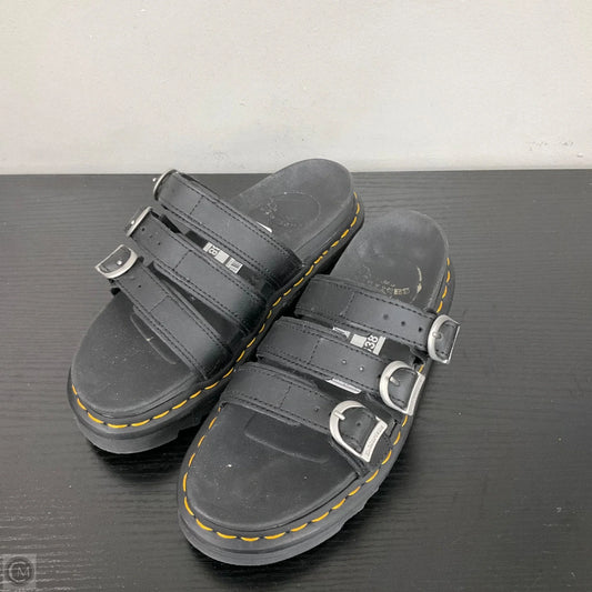 Sandals Flats By Dr Martens In Black, Size: 6