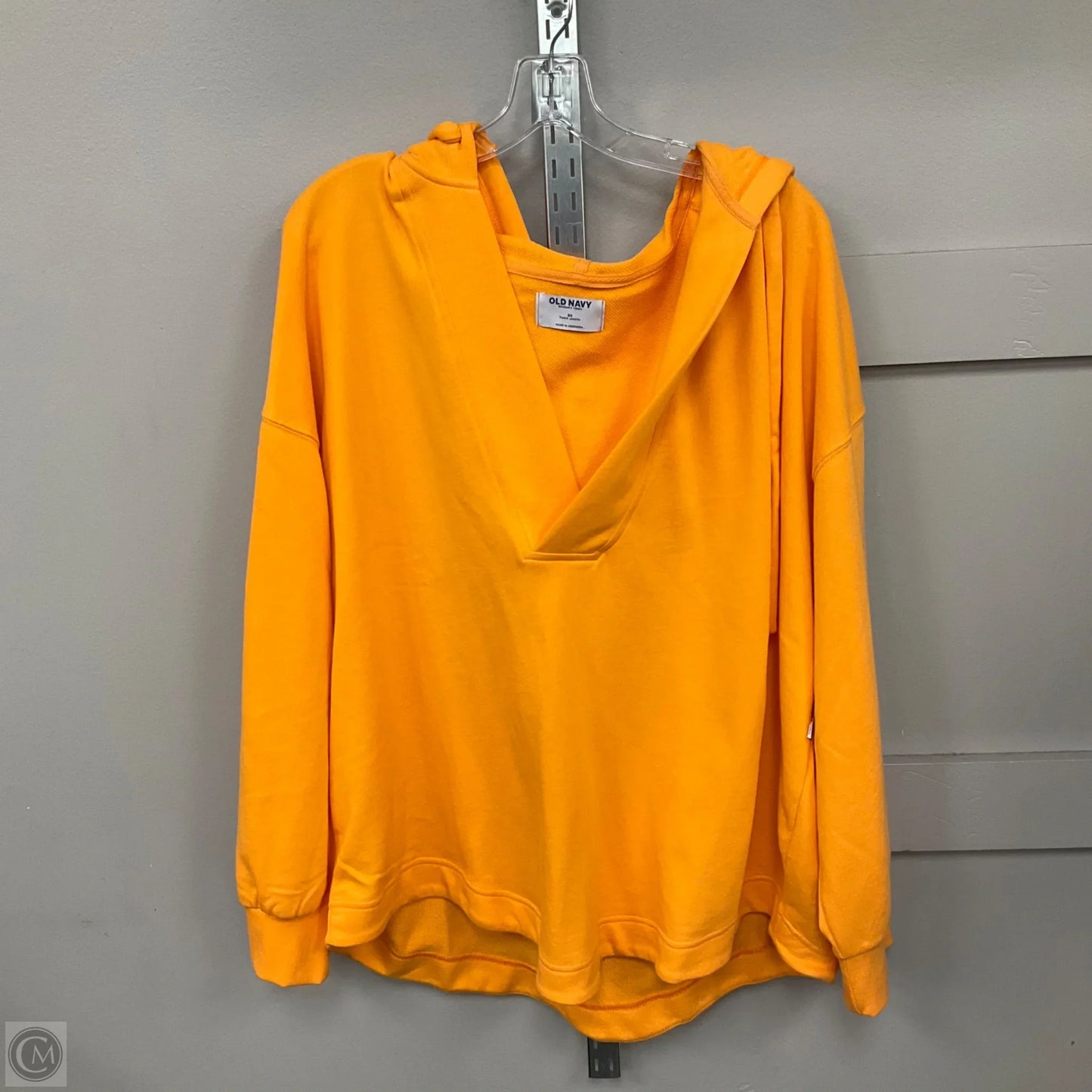 Sweatshirt Hoodie By Old Navy In Orange, Size: 2x