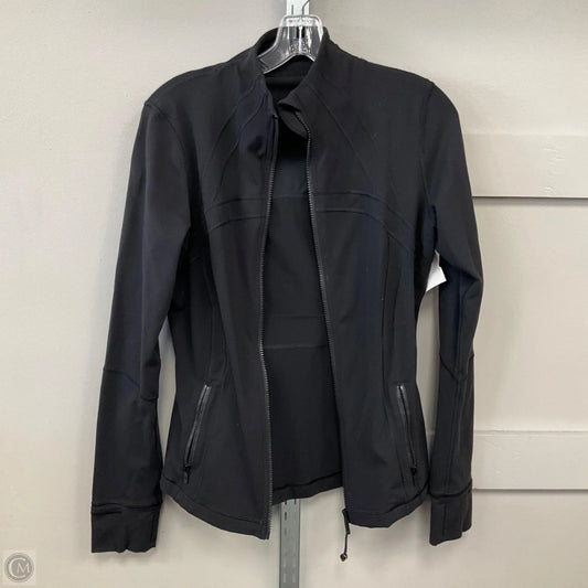 Athletic Jacket By Lululemon In Black, Size: M