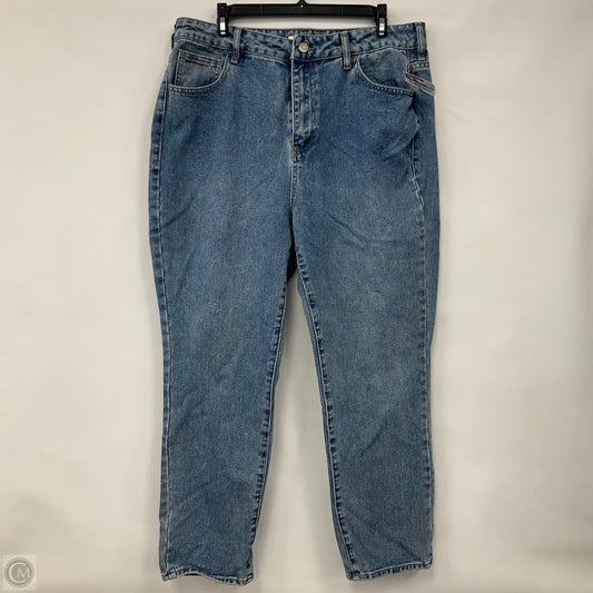 Jeans Straight By Pacsun In Blue Denim, Size: 14