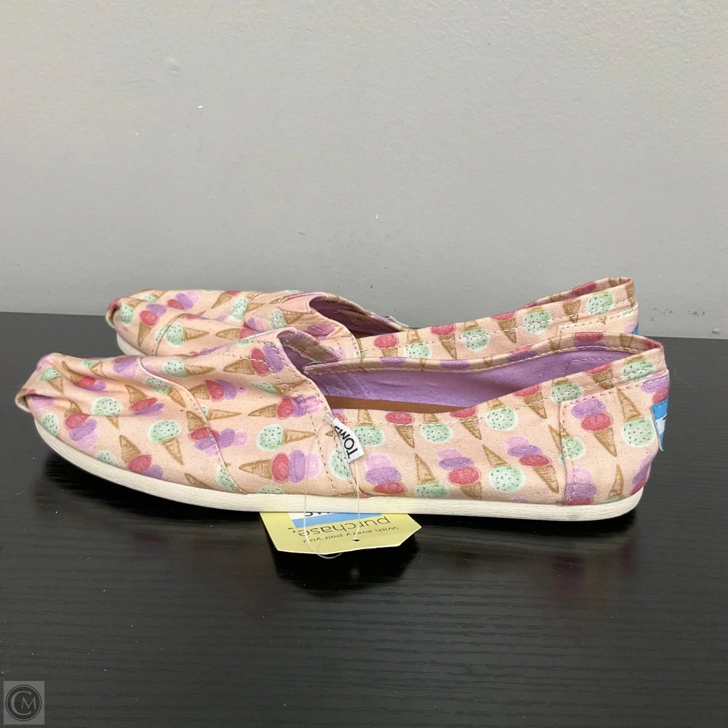 Shoes Flats By Toms In Pink, Size: 10