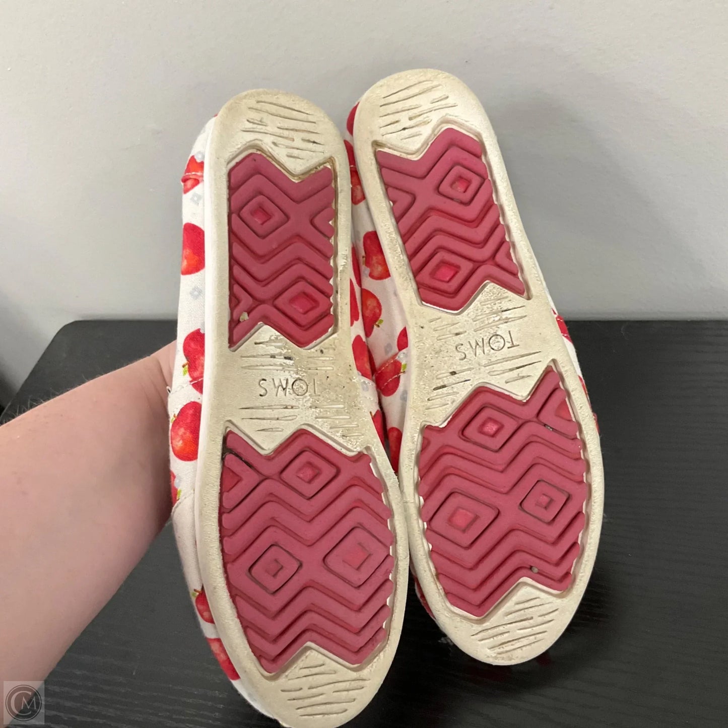 Shoes Flats By Toms In Red, Size: 8.5