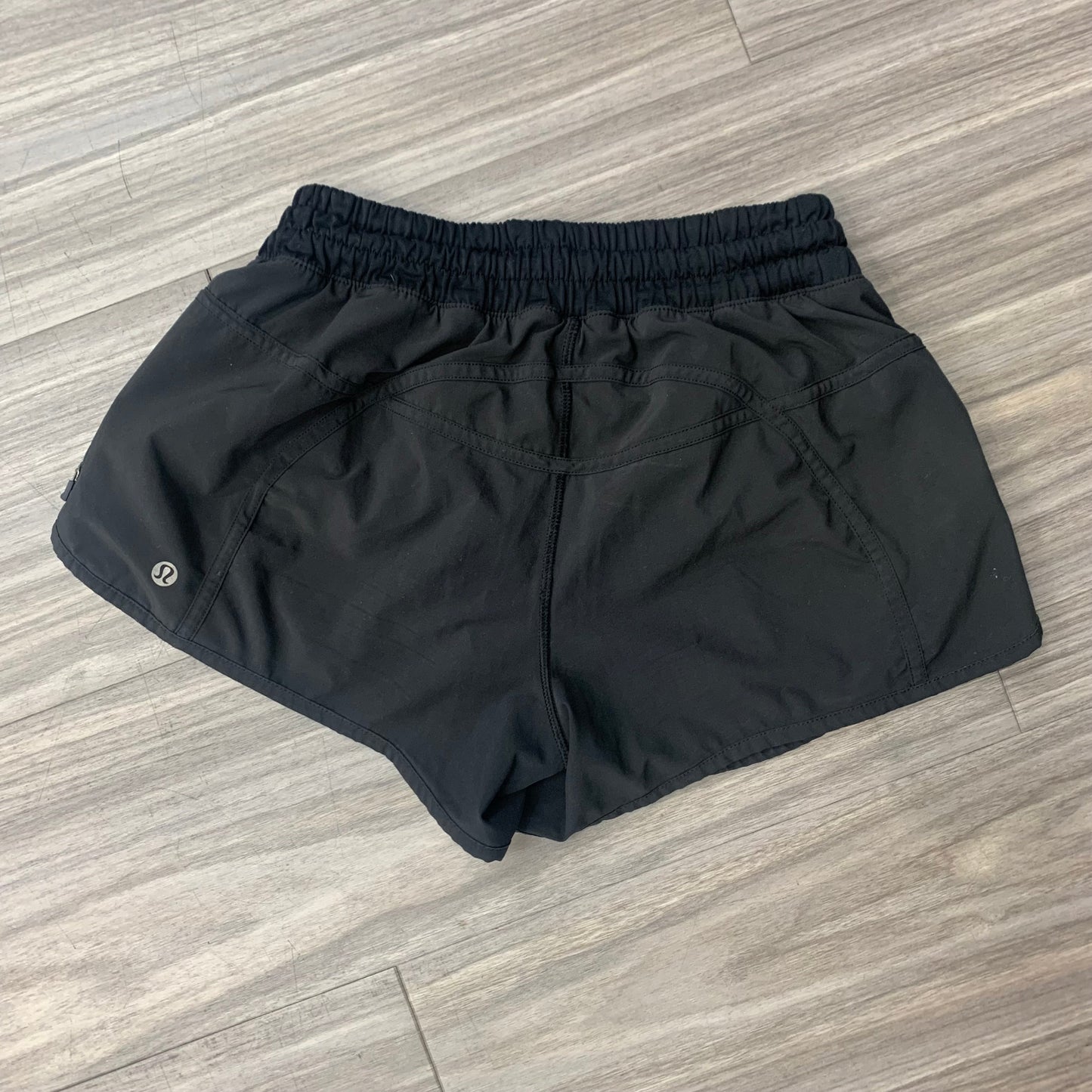 Athletic Shorts By Lululemon In Black, Size: 6