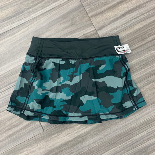 Athletic Skort By Lululemon In Green, Size: 2