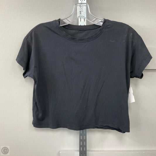 Top Short Sleeve Basic By Lululemon In Black, Size: 2