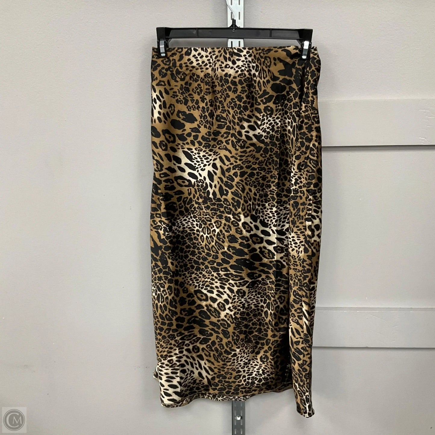 Skirt Midi By Francesca's In Animal Print, Size: S