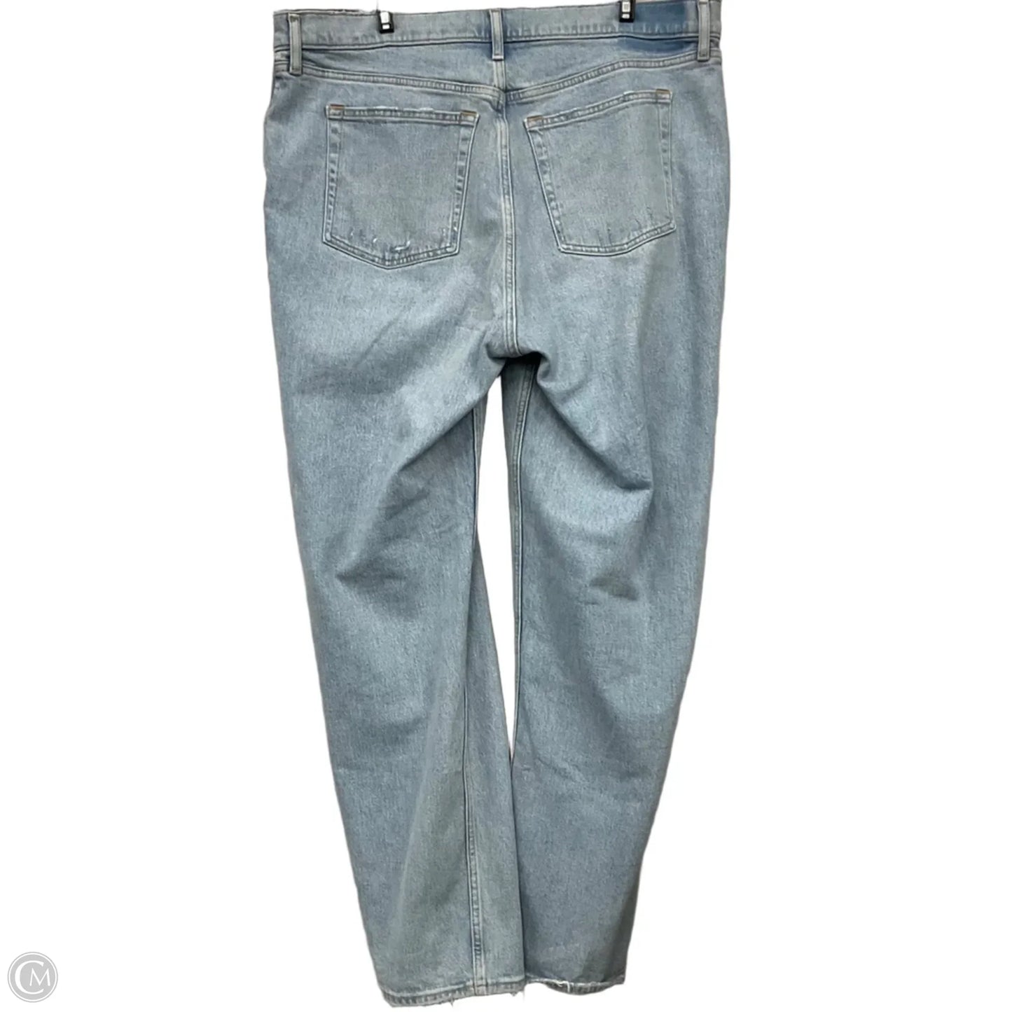Jeans Straight By Abercrombie And Fitch In Blue Denim, Size: 16