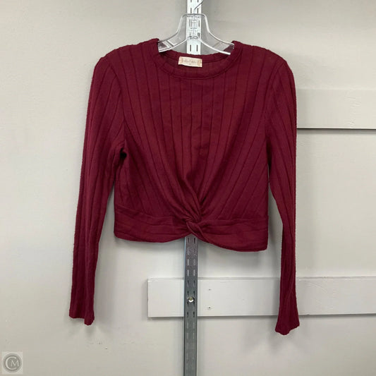 Top Long Sleeve By Altard State In Red, Size: M