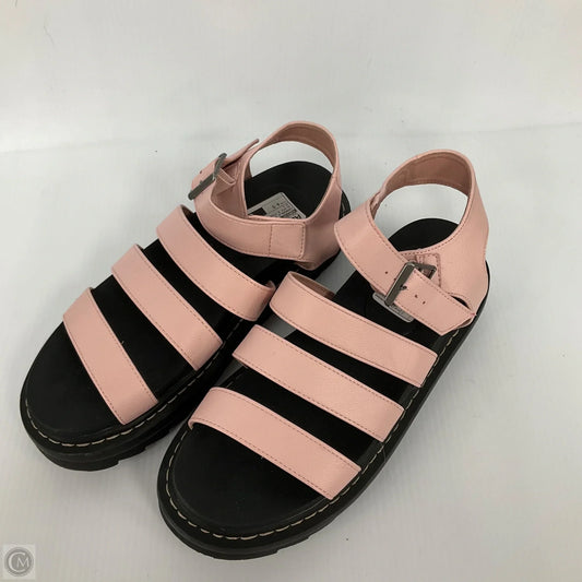 Sandals Flats By Union Bay In Black & Pink, Size: 8.5