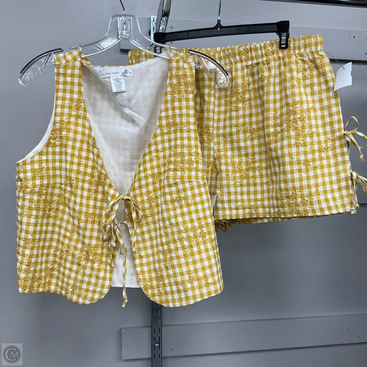 Shorts Set By Altard State In Plaid Pattern, Size: Xl
