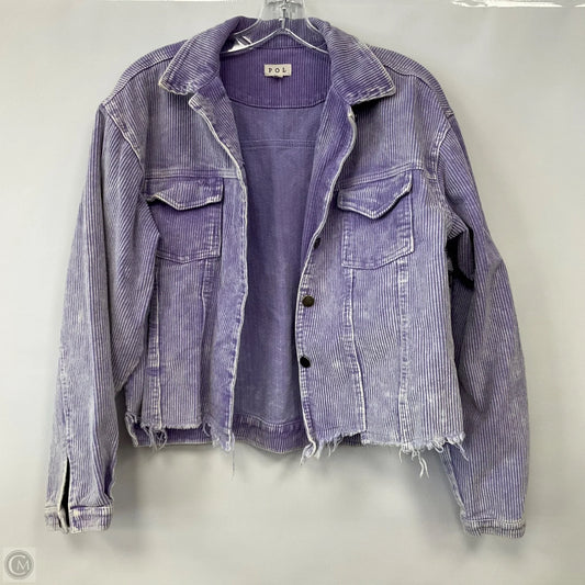 Jacket Other By Pol In Purple, Size: M