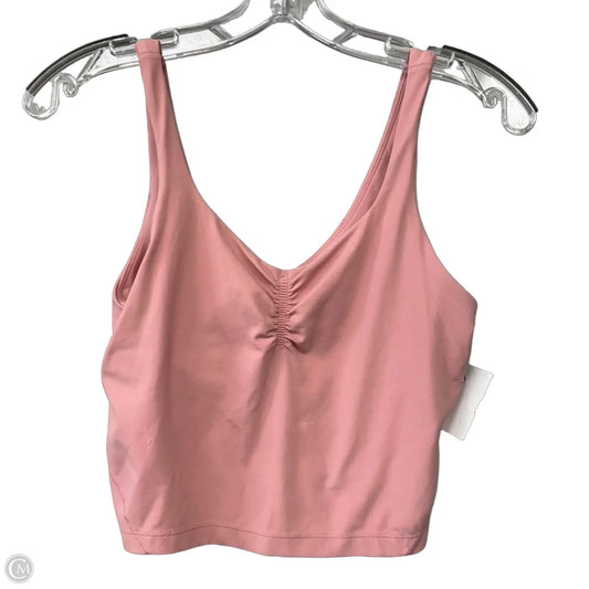 Athletic Tank Top By Lululemon In Pink, Size: 6