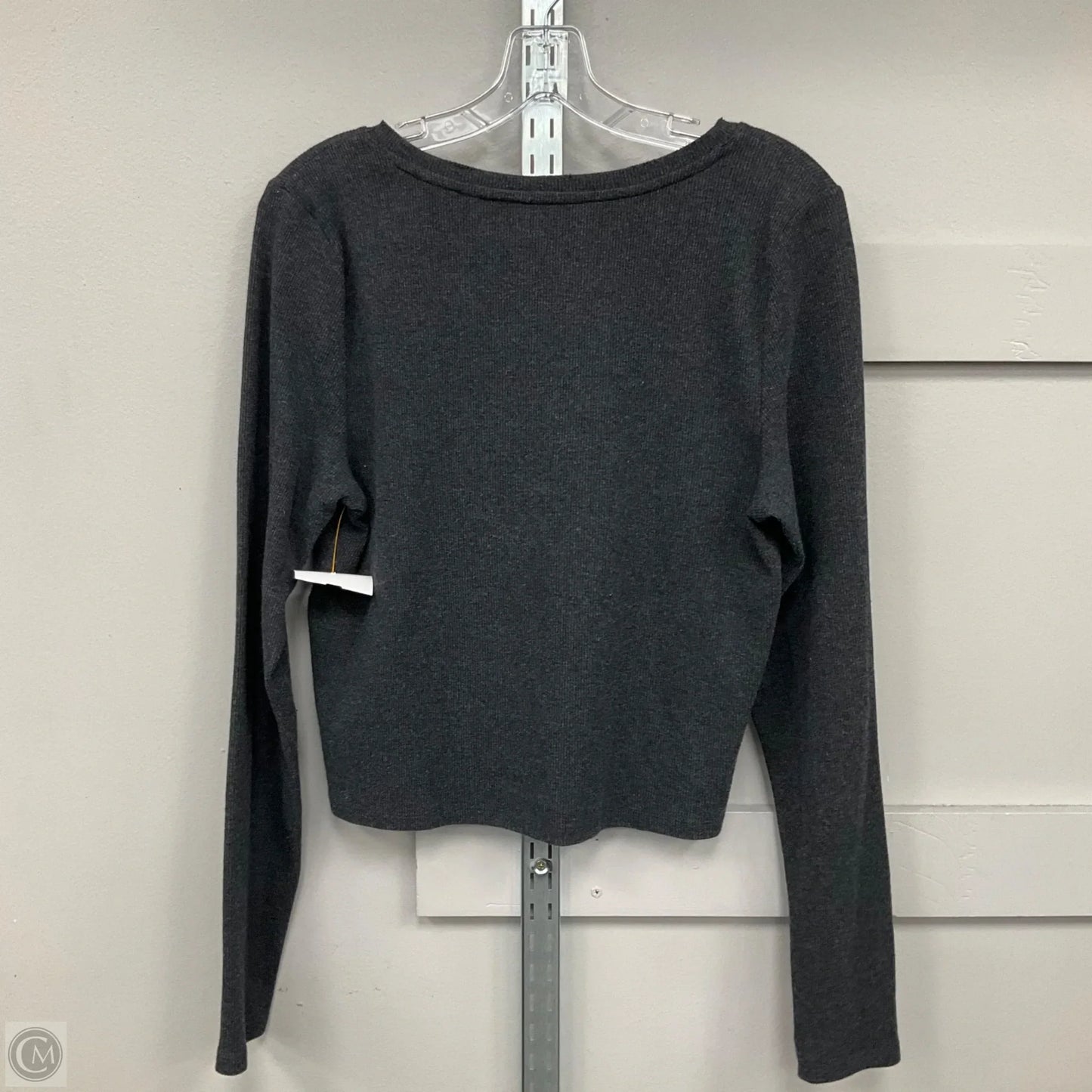 Top Long Sleeve By Aerie In Grey, Size: Xl