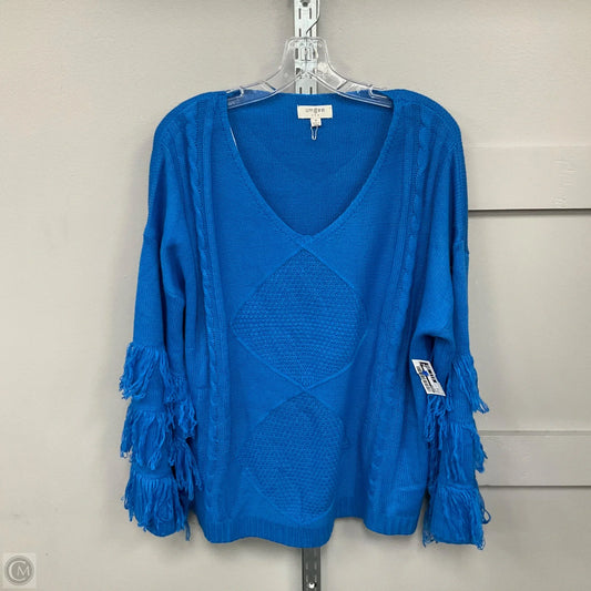 Sweater By Umgee In Blue, Size: M