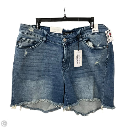 Shorts By Judy Blue In Blue Denim, Size: 2x