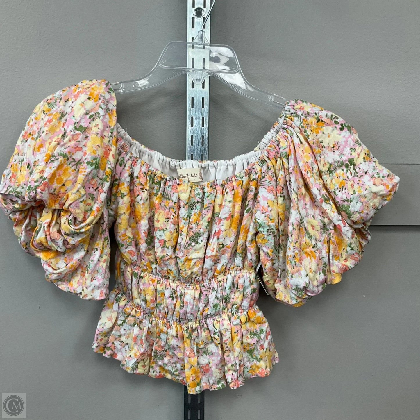 Top 3/4 Sleeve By Altard State In Floral Print, Size: S