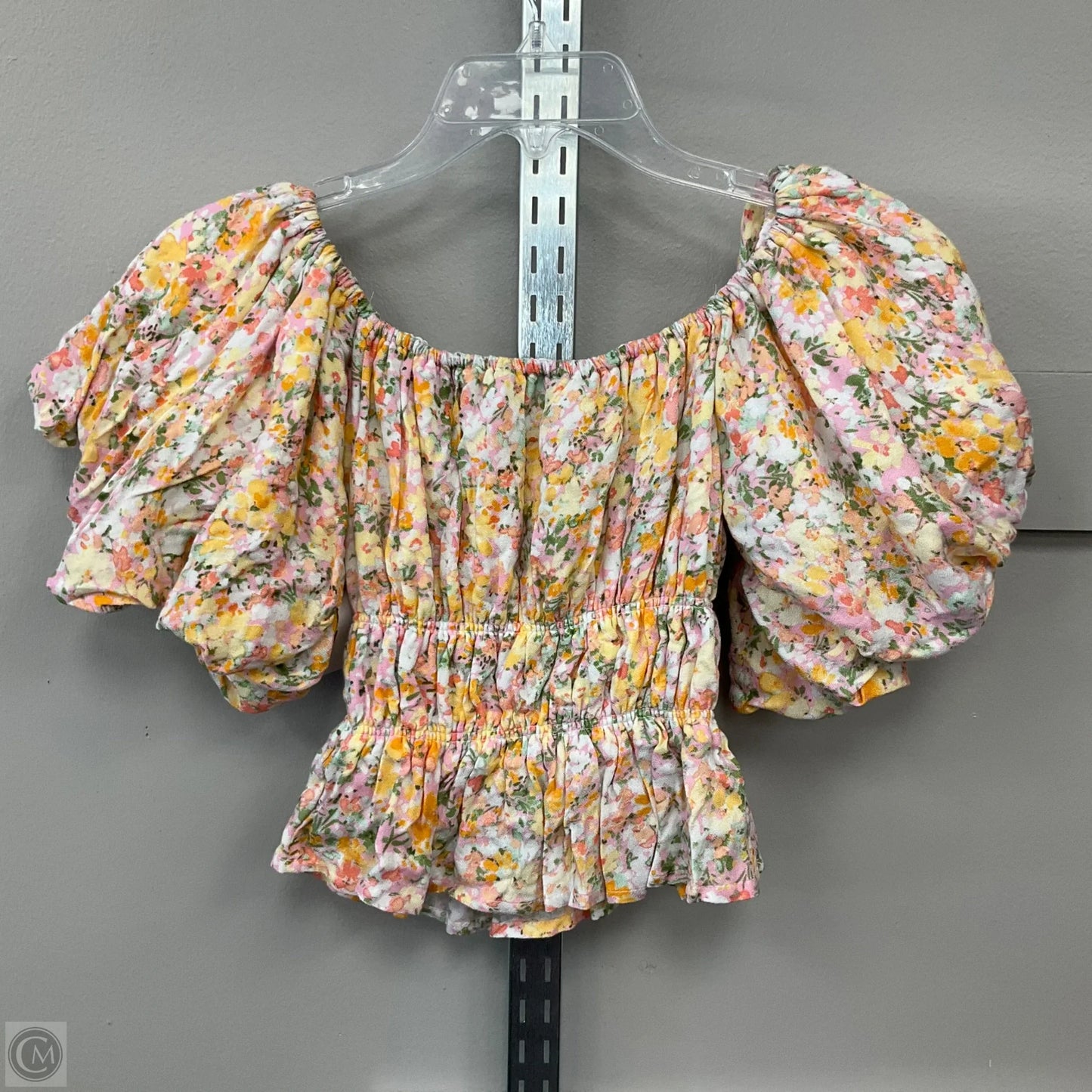 Top 3/4 Sleeve By Altard State In Floral Print, Size: S