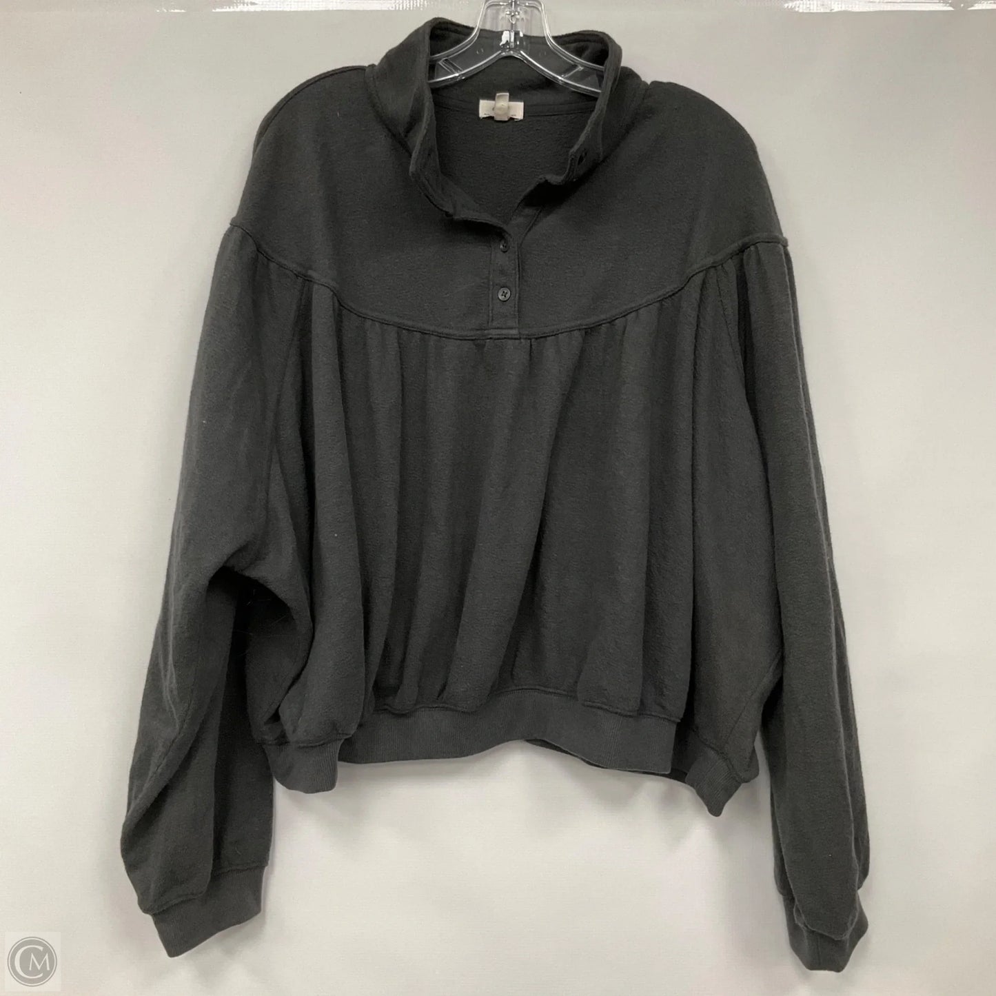 Sweatshirt Collar By Aerie In Grey, Size: Xl