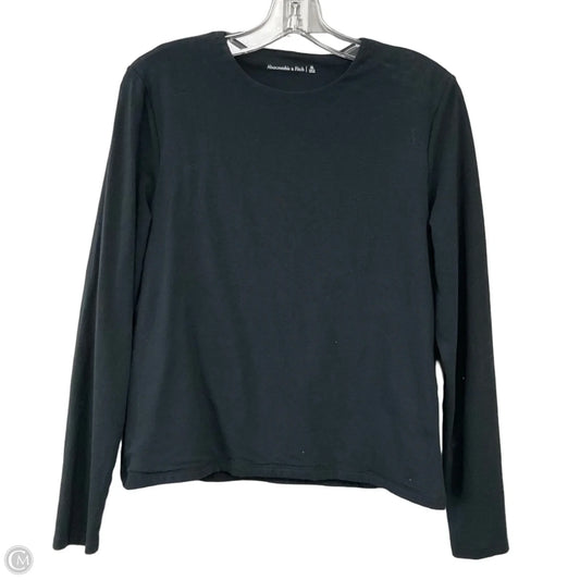 Top Long Sleeve Basic By Abercrombie And Fitch In Black, Size: Xl