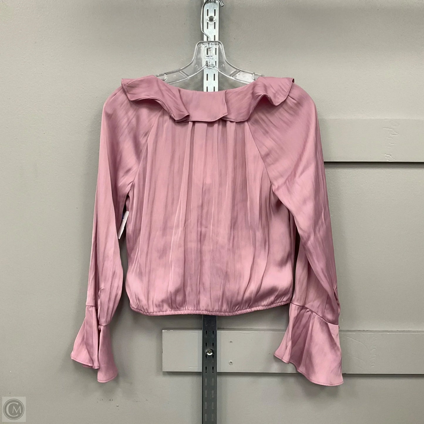 Top Long Sleeve By A New Day In Pink, Size: Xs