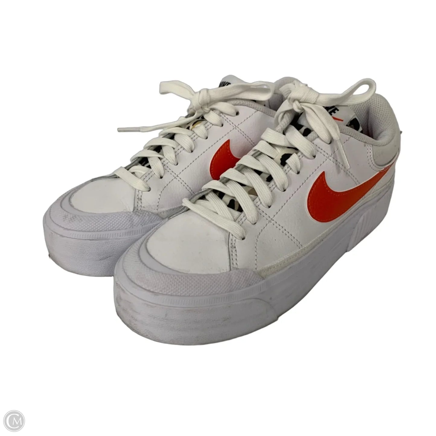 Shoes Athletic By Nike In White, Size: 6