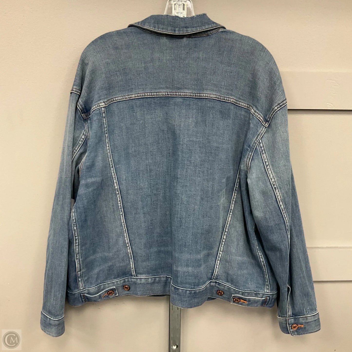 Jacket Denim By Pilcro In Blue Denim, Size: L