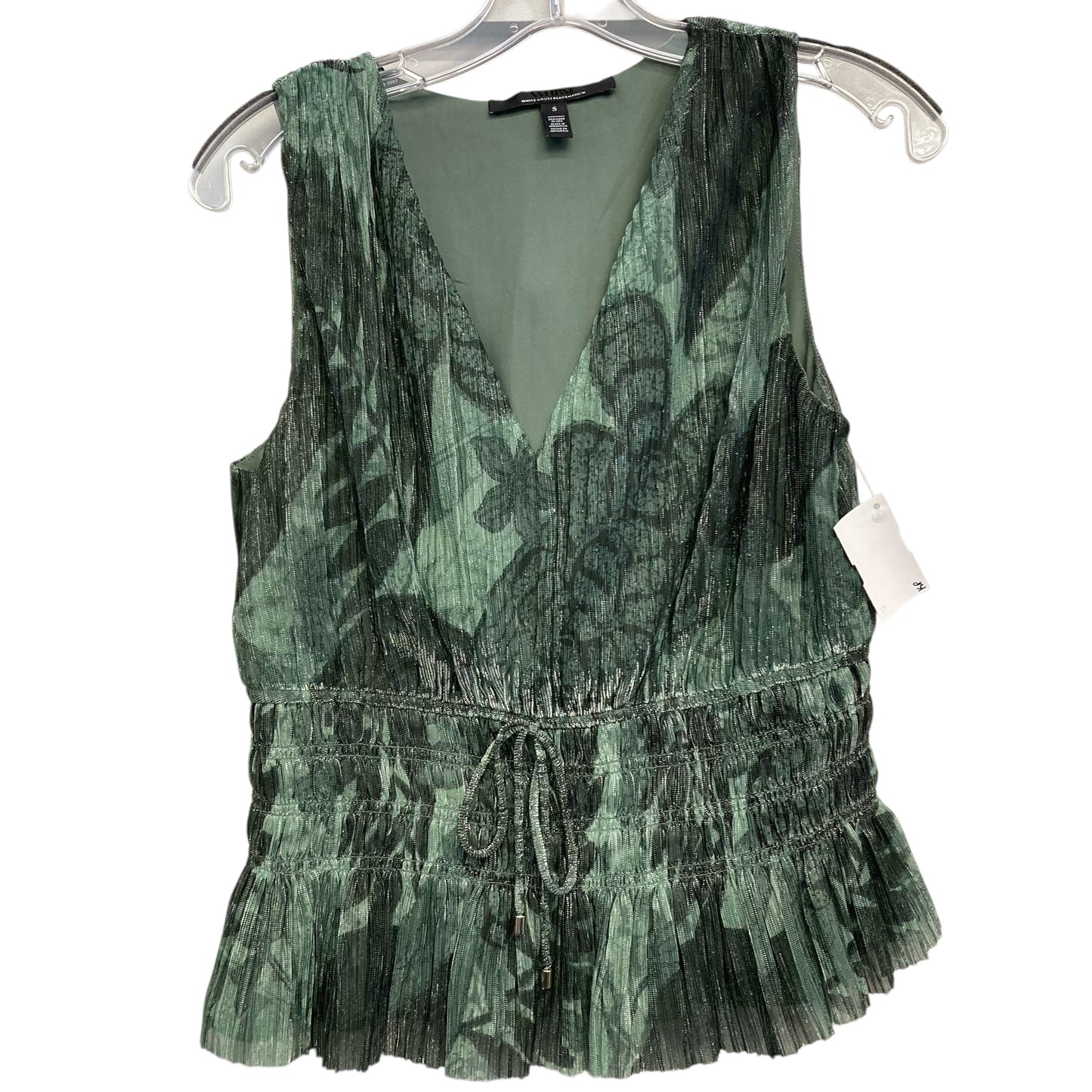Top Sleeveless By White House Black Market In Green, Size:S