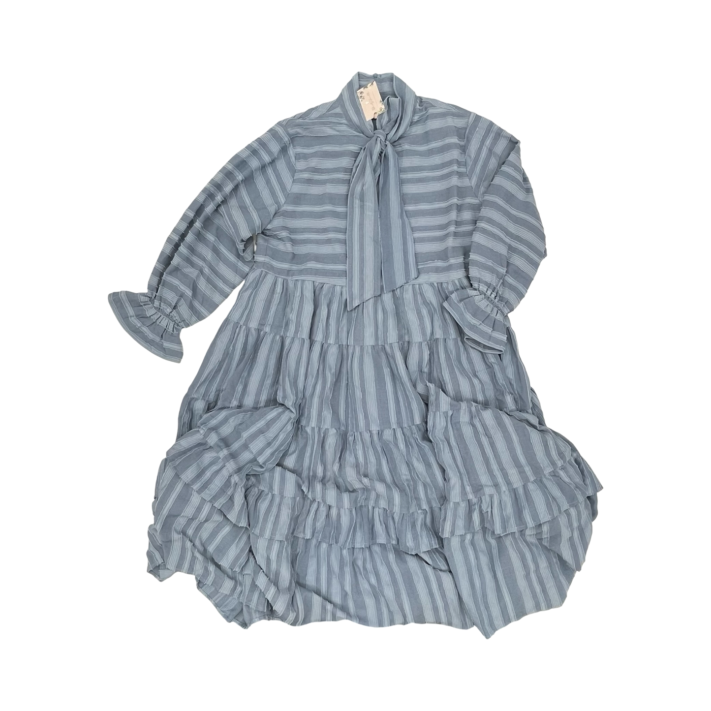 Dress Party Midi By Clothes Mentor In Blue, Size:2X