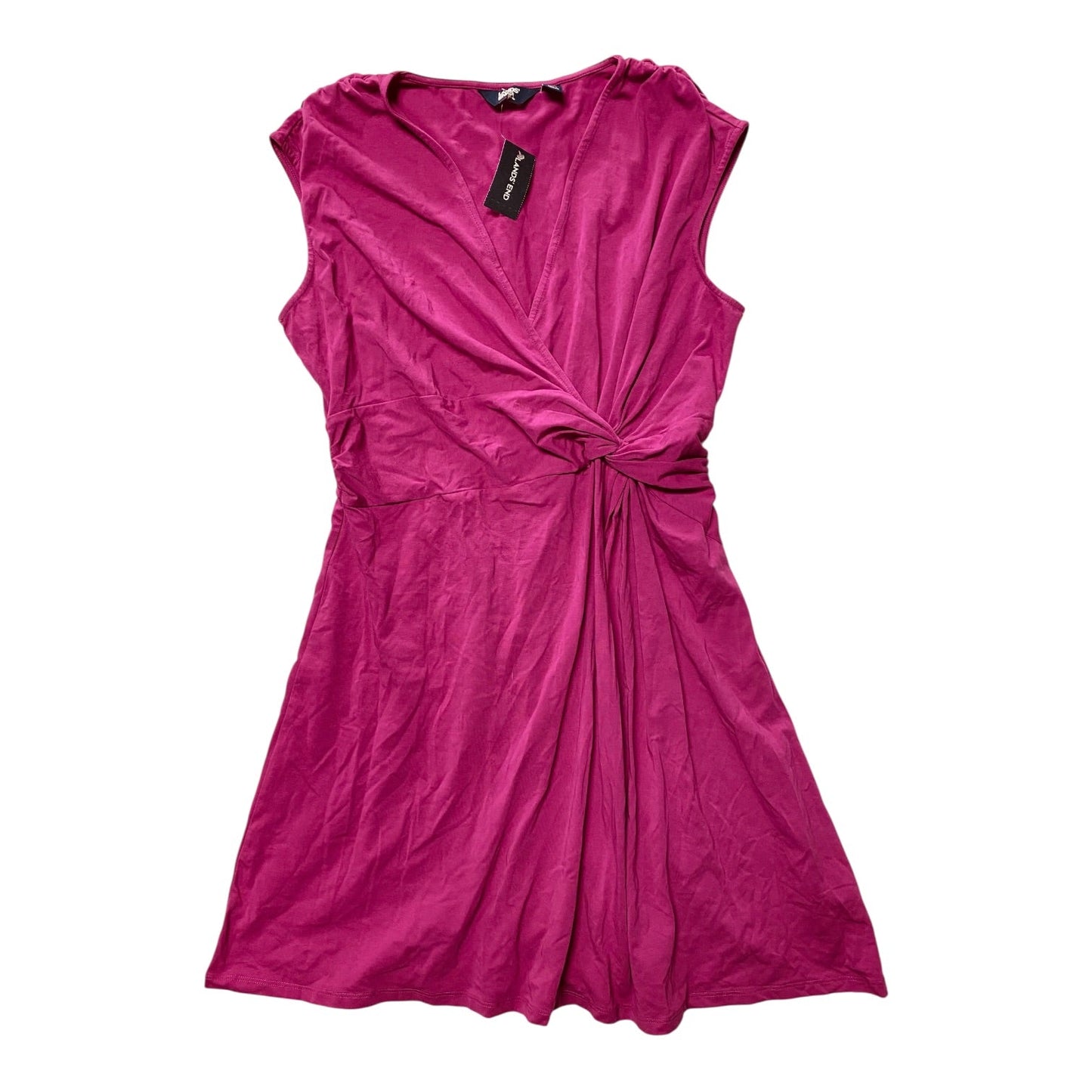 Dress Casual Midi By Lands End In Purple, Size:L