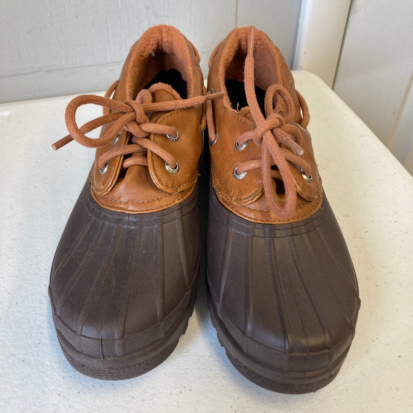 Boots Rain By Sperry In Brown, Size:7.5