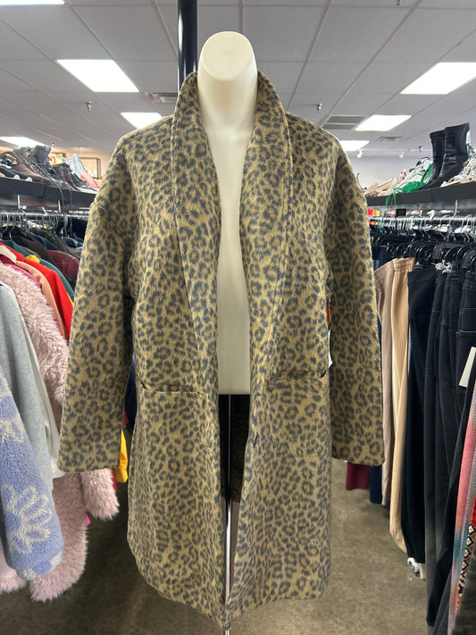 Coat Peacoat By Old Navy In Animal Print, Size: Xs