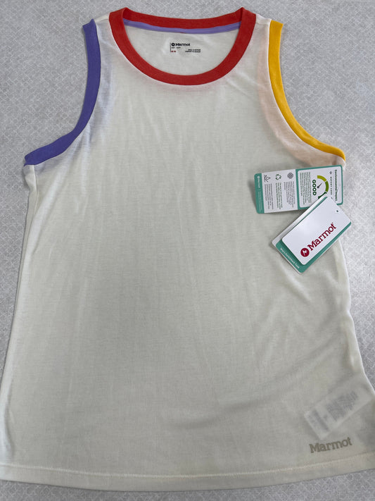 Cream Athletic Tank Top Marmot, Size M