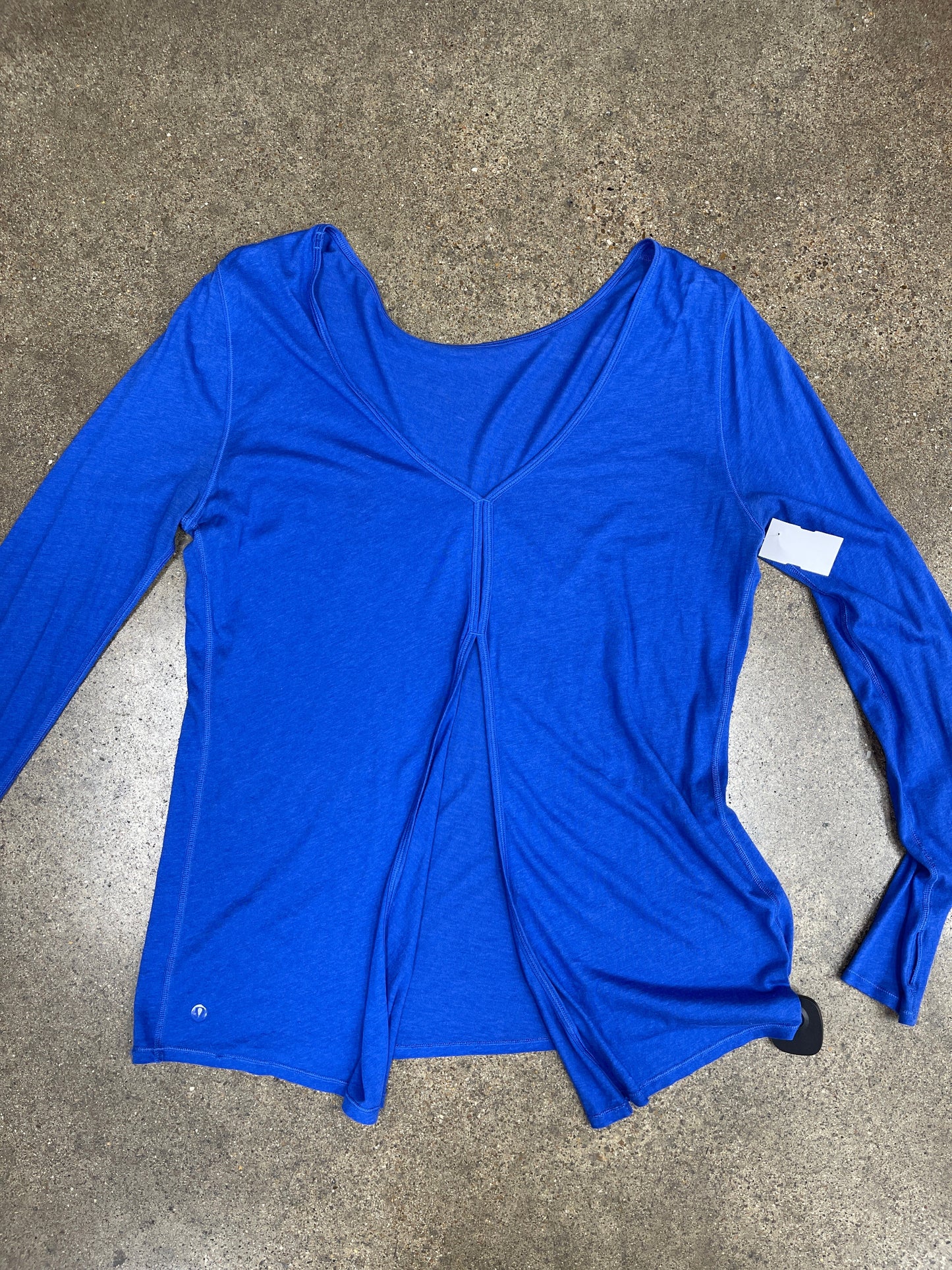 Blue Athletic Top Long Sleeve Crewneck Lululemon, Size 8