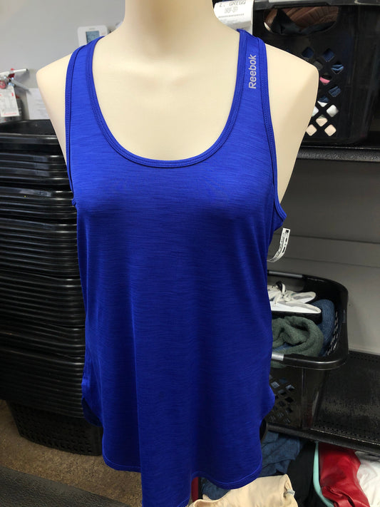 Athletic Tank Top By Reebok In Blue, Size: S