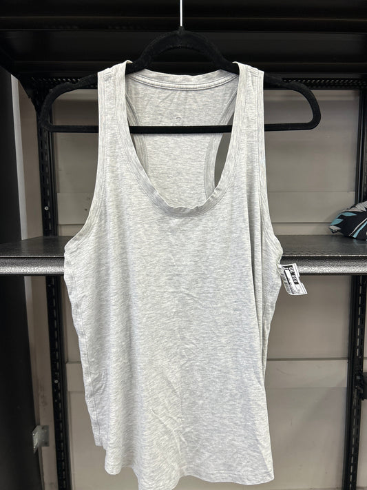 Athletic Tank Top By Lululemon In Grey, Size: 6