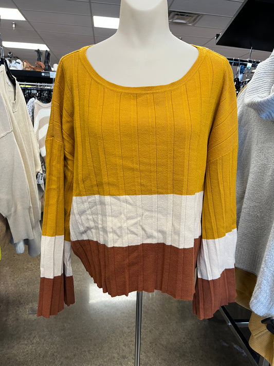 Sweater By Lumiere In Yellow, Size: L