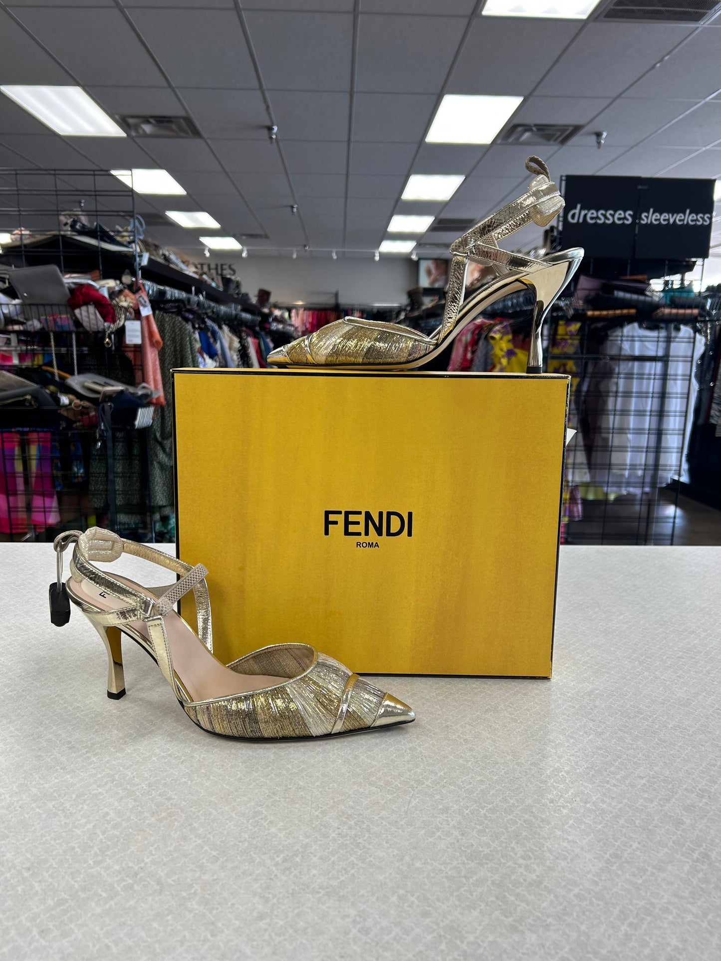 Shoes Heels Stiletto By Fendi  Size: 9