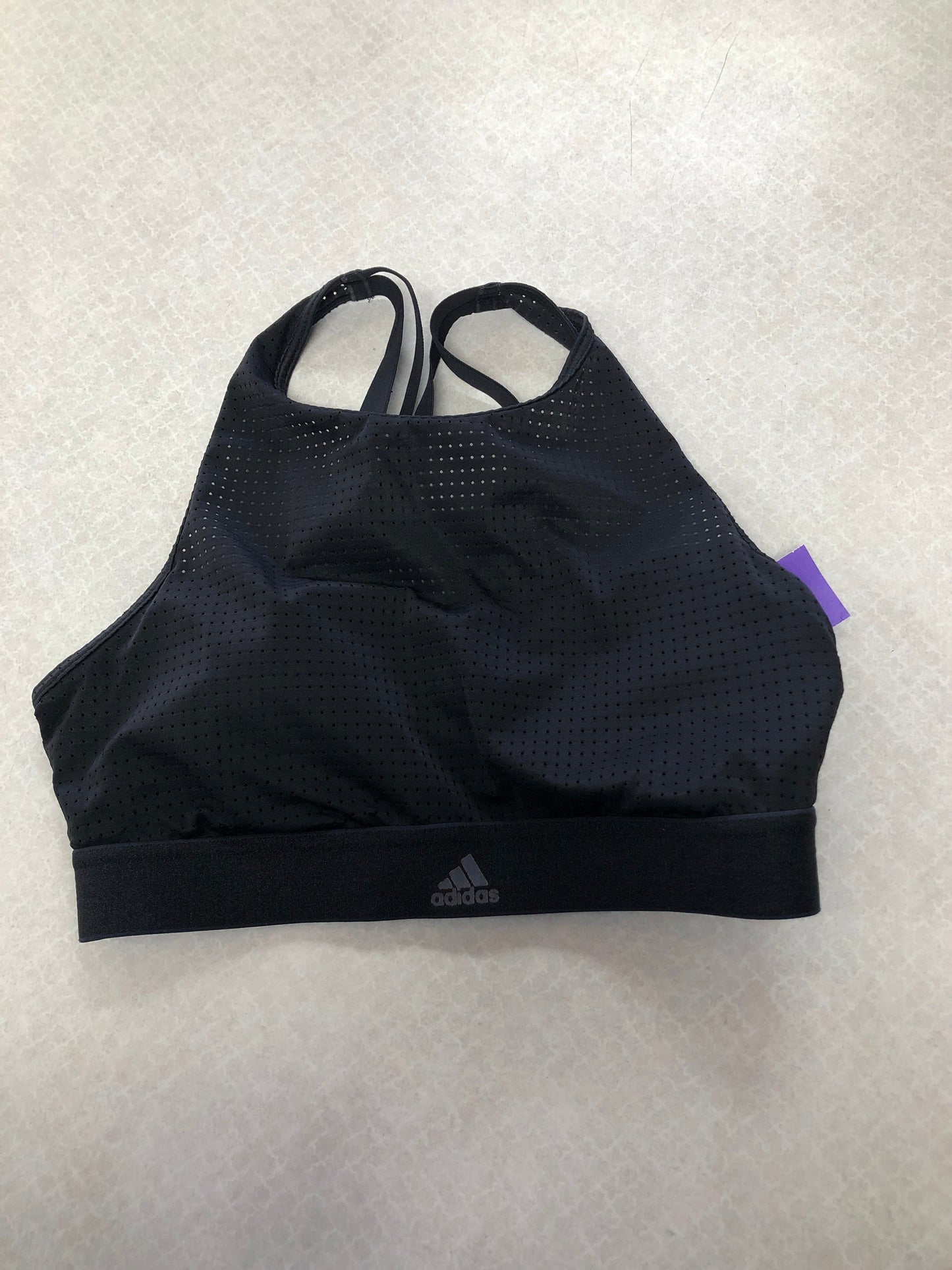 Athletic Bra By Adidas In Black, Size: S