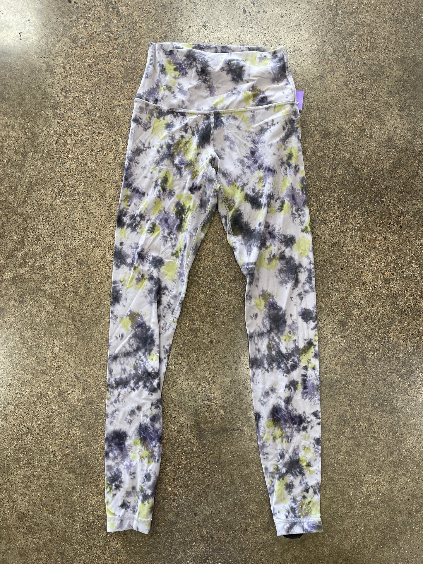 Tie Dye Print Athletic Leggings Lululemon, Size 4