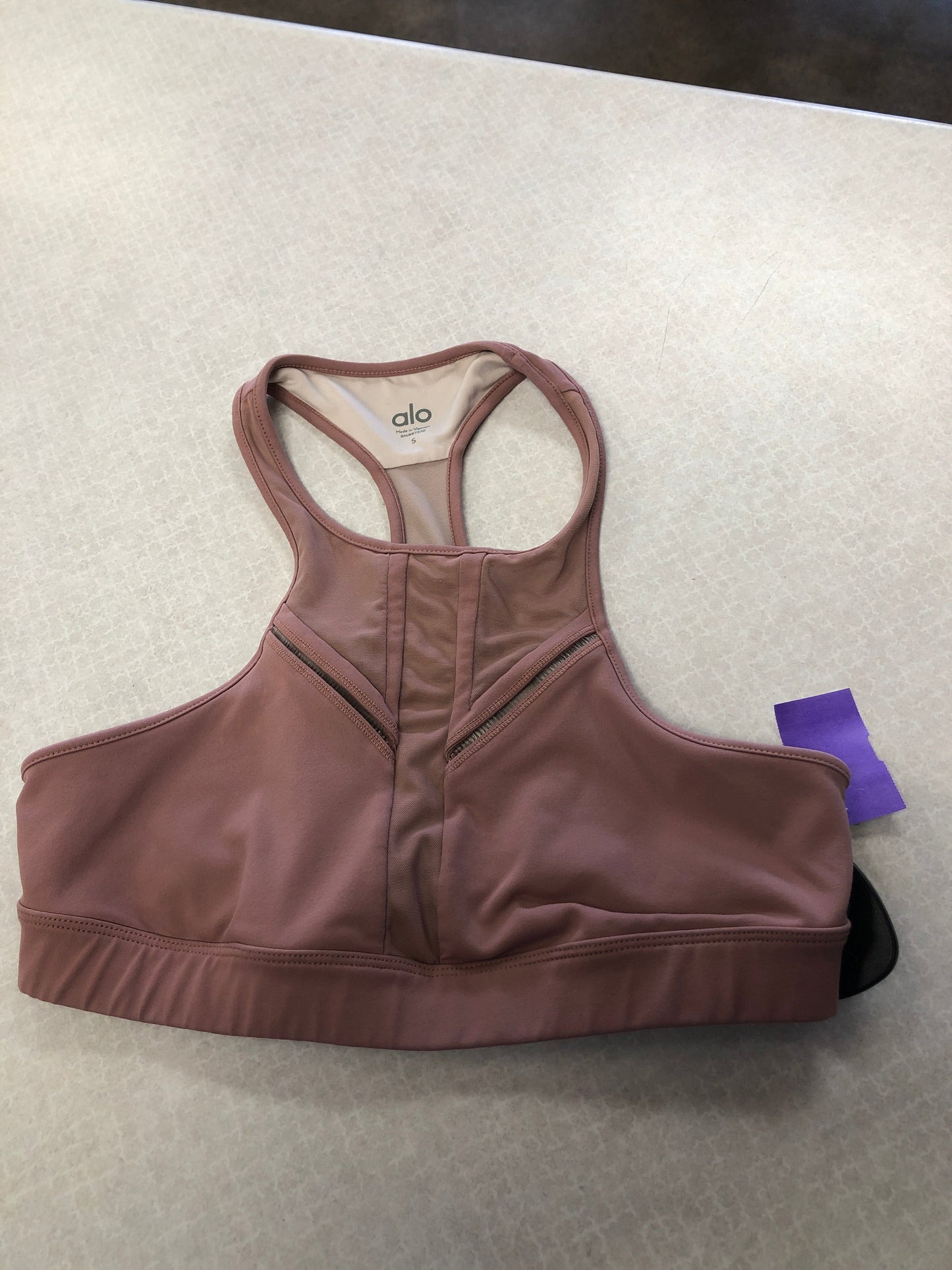 Athletic Bra By Alo In Pink, Size: S