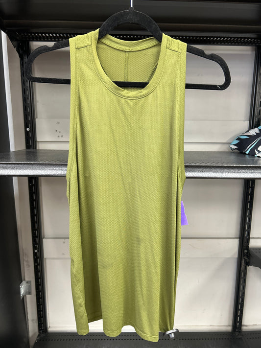 Athletic Tank Top By Lululemon In Green, Size: 8