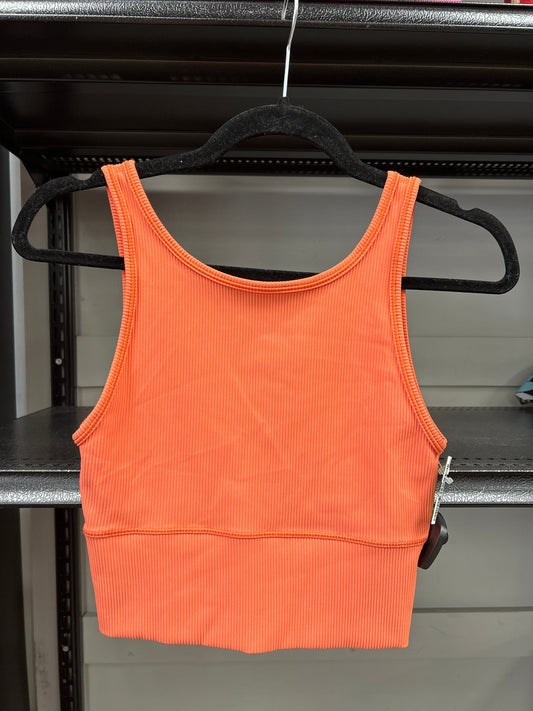 Athletic Tank Top By Lululemon In Orange, Size: 6