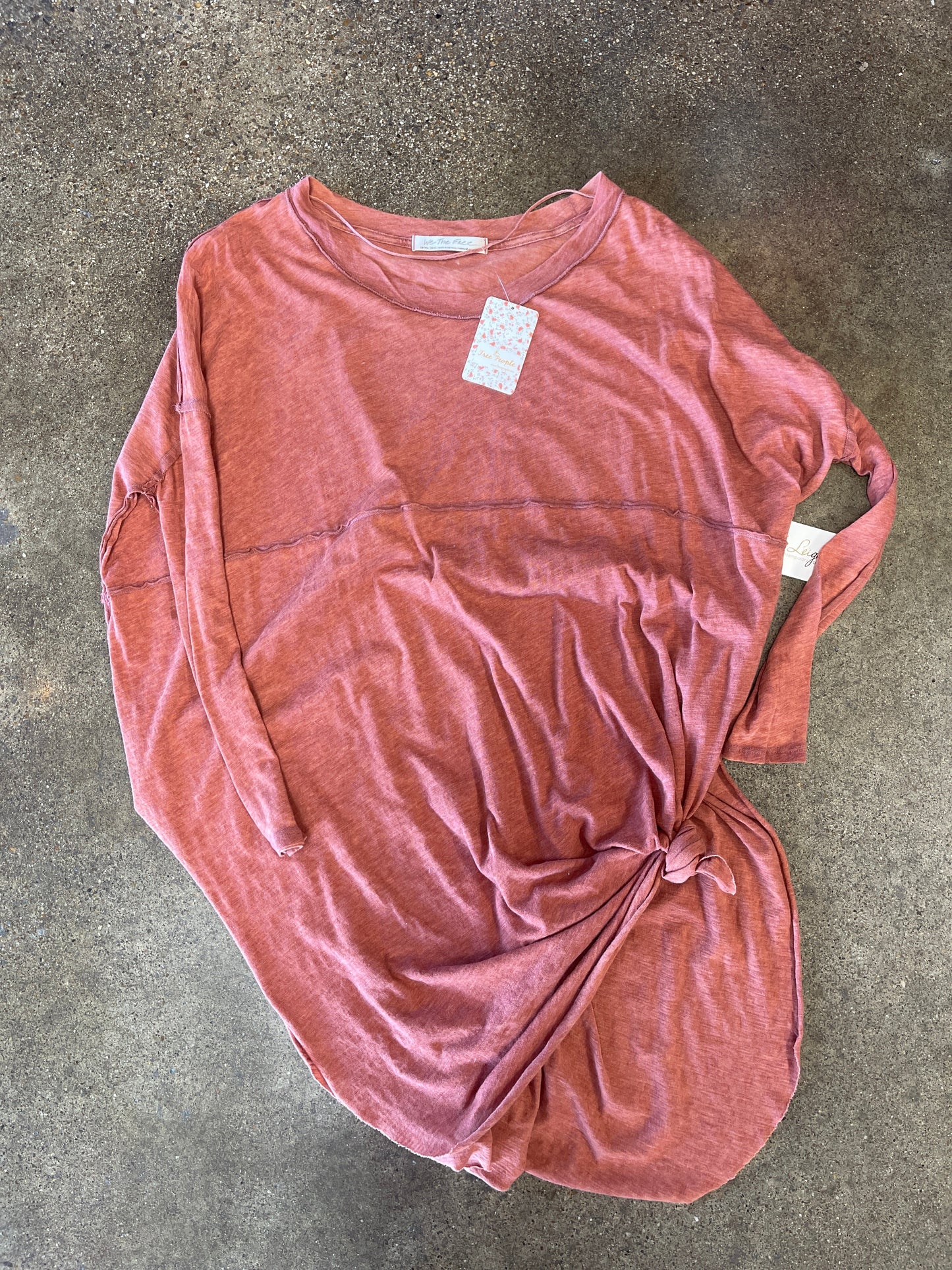 Top Long Sleeve By We The Free In Orange, Size: Xs