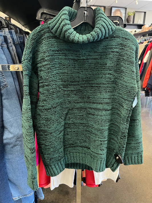 Sweater By Bcbgmaxazria In Black & Green, Size: S